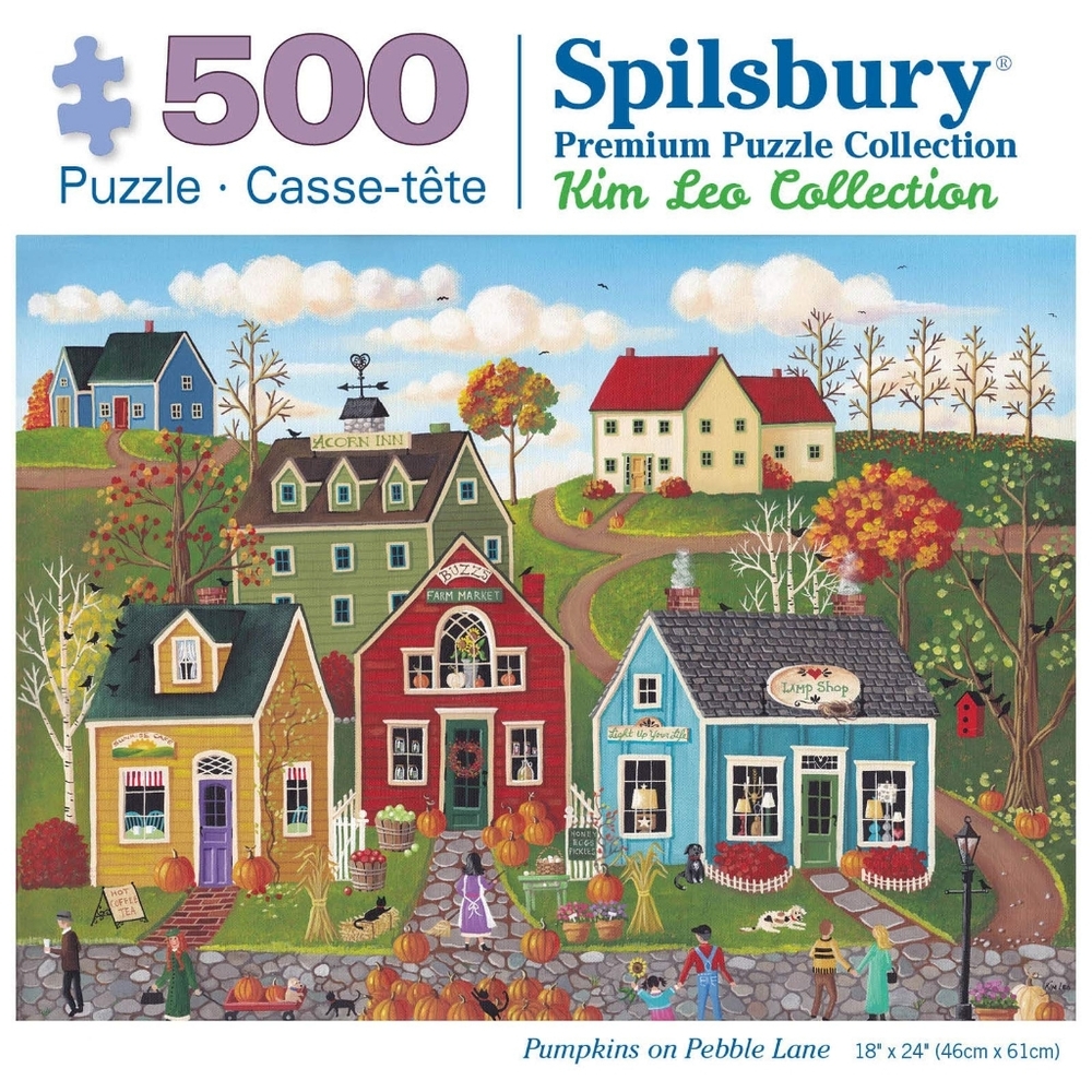Spilsbury - Pumpkins On Pebble Lane - 500 Piece Jigsaw Puzzle